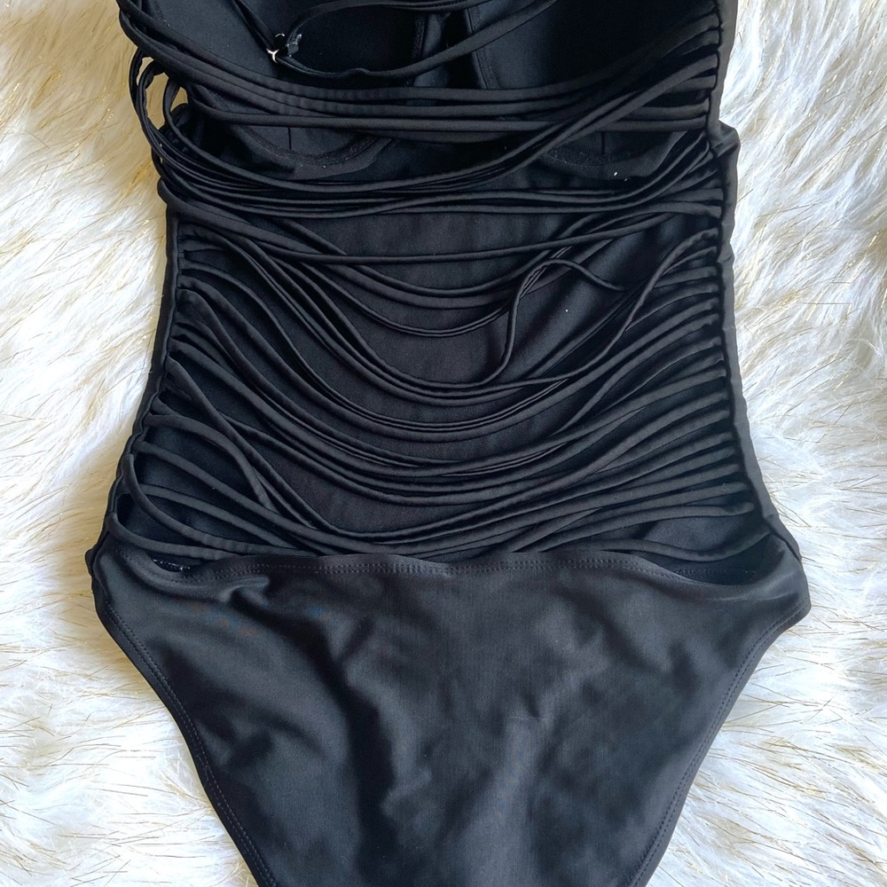 One Piece Swimsuit Black LX